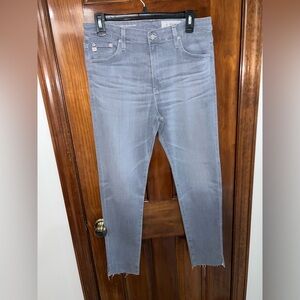AG Adriano Goldschmied Gray Slim Jeans